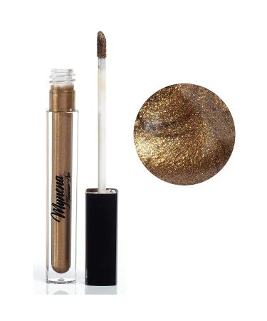 Mynena Copper Gold Lip Gloss Topper | Shimmer Glossy Finish Liquid Lipstick with Jojoba Oil | Vegan & Cruelty-Free - Buy Online on GoSupps.com
