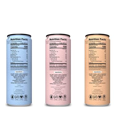 Pop & Bottle - Organic Oat Milk Cold Brew Latte Variety Pack | Maca, Antioxidants, Ashwagandha, MCT Oil, Collagen | 12 Pack (8 oz) | Dairy-Free, Gluten-Free, Lightly Sweetened | 8 Fl Oz (Pack of 12) - Buy Online on GoSupps.com