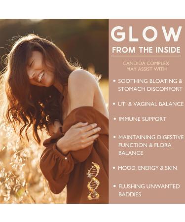 Candida Cleanse - 8 Natural Ingredients for Digestive Support & Feminine Care | Oregano Probiotics Reishi Mushroom & More - Buy Online on GoSupps.com