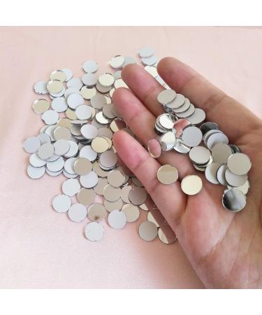 200pcs Small Round Mirror Mosaic Tiles (Dia 1x1cm) - Real Glass Crafts - Buy Online on GoSupps.com