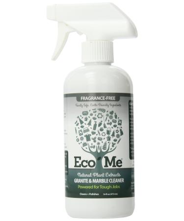 Eco-me Natural Multi Surface Granite and Marble Cleaner Healthy Fragrance-Free Scent 16 Ounces Clear (ECOM-GMFF16-06)