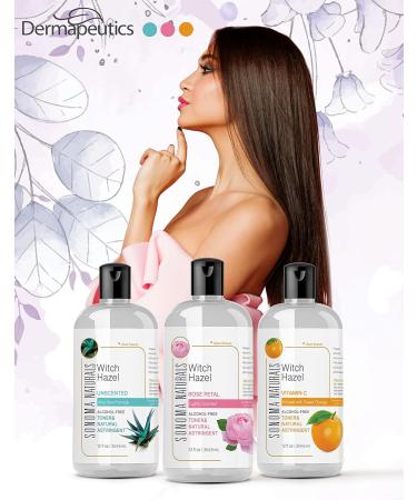 Hydrating Rose Water Toner - Alcohol-Free Astringent for Dry Skin | 12 fl oz | Refreshing Natural Face Toner - Buy Online on GoSupps.com