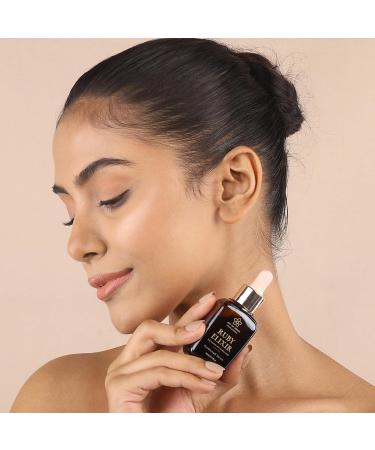 Ruby Elixir - Kumkumadi Serum 30ML - Ayurvedic Face Oil with Saffron for Anti-Aging and Radiant Skin Hydrating Vegan Serum Kumkumadi Oil for Skincare Ideal for Daily Use - Buy Online on GoSupps.com