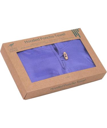 Shop Urban Kanga Bath Poncho for Kids | Two-Sided Hooded Poncho for Babies Age 1 - Iris Color - Buy Online on GoSupps.com