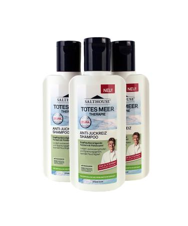 The Salthouse GmbH Salthouse Dead Sea Therapy Anti-Itch Shampoo 250 ml Pack of 3