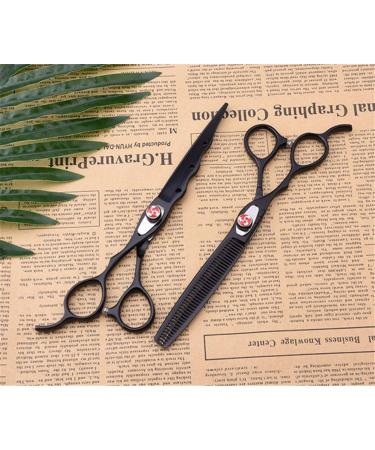 Left Handed Hair Cutting Scissors Comb 7 inch Set Professional Hairdressing Scissors Stainless Steel Barber Salon Cutting Scissor and Thinning Scissors - Buy Online on GoSupps.com