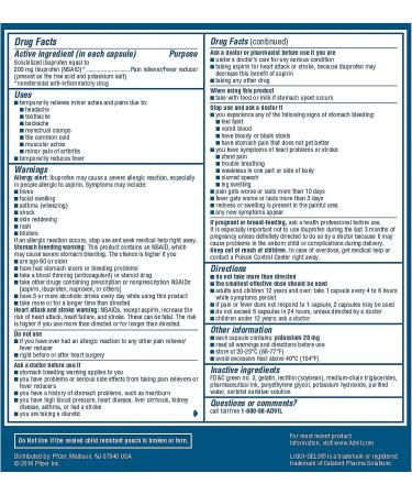 PFI016902 Advil Liqui-Gels First Aid Pack (50 Pack/Box) - Buy Online on GoSupps.com