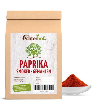 Paprika smoked (500g) sweet smoked paprika powder original Spanish Pimenton de la Vera vom-Achterhof 500 g (1 pack) - Buy Online on GoSupps.com
