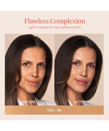 Ilumina CC Creamy Compact SPF 50+ by Sofia Vergara - Tinted Blurring Balm Water & Sweat Resistant Matte Finish Light Coverage For All Skin Types - 10g 4N Soft Tan - Buy Online on GoSupps.com