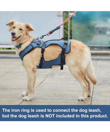 COODEO Dog Lifting Harness - Adjustable Breathable Support for Rehabilitation | Ideal for Old & Disabled Pets - Blue - International Shipping - Buy Online on GoSupps.com