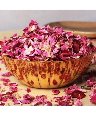 RAW HERB/JADI BOOTI GULAB PATTI ROSA GALLICA DRY ROSE PETAL (50GM) - Buy Online on GoSupps.com