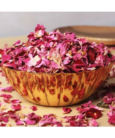 RAW HERB/JADI BOOTI GULAB PATTI ROSA GALLICA DRY ROSE PETAL (50GM)