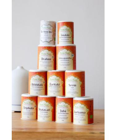 Buy Organic Shatavari Powder - Vegan Ayurvedic Root - 50g Pureeraw Additive-Free Imported from Germany - Buy Online on GoSupps.com