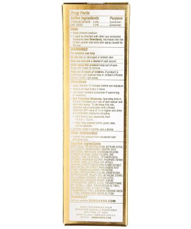 Borghese Tinted Moisturizer SPF 20 - Hydrating and Protective Formula - Buy Online on GoSupps.com