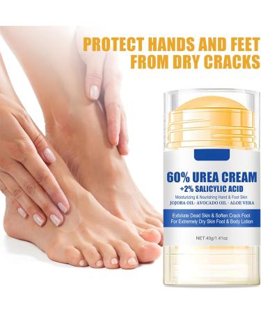  MrCuvaryas Urea cream with 42% for very dry and rough skin maximum strength foot lotion cream for dry chapped feet hands heels elbows - Buy Online on GoSupps.com