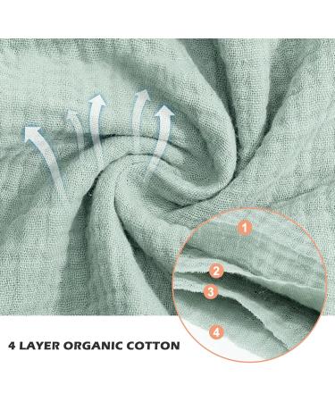 Vegena Baby Musselin Washcloths - 10-Piece Set for Babies | Soft Absorbent & Versatile Baby Care | Ideal for Spitting Facial & Everyday Use | Random Designs (23x23cm) - Buy Online on GoSupps.com