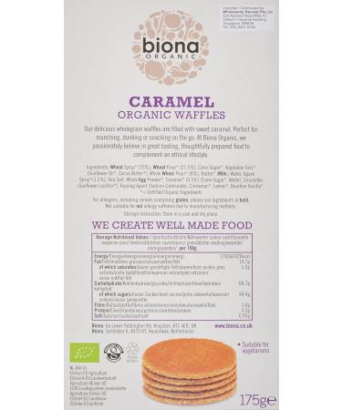 Biona Organic Caramel Waffles - Buy Online on GoSupps.com