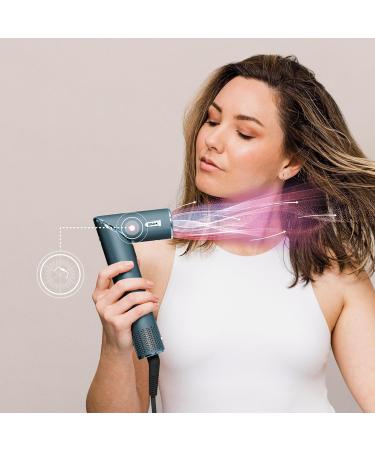 Shark FlexStyle Limited Edition 5-in-1 Air Styler & Hair Dryer Gift Set | No Heat Damage Curler Frizz Fighter Oval Brush & Storage Bag - Turquoise HD450Tleu - Buy Online on GoSupps.com