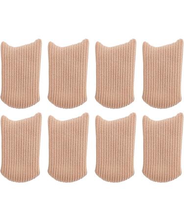 Ssiyiya Gel Toe Protection for Big Toes - 8 Soft Fabric Covers Anti-Friction Sleeves & Pillows for Men & Women - Ultimate Foot Care Solution - Buy Online on GoSupps.com