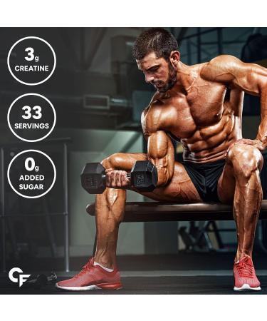 Micronised Creatine Monohydrate Powder | Lean Muscle & Strength Supplement | Unflavoured | 33 Servings - 100g - International Shipping Available - Buy Online on GoSupps.com