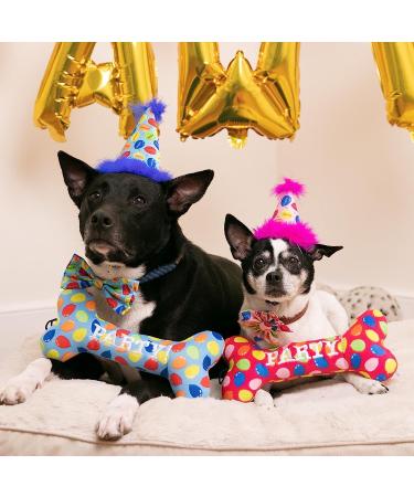 H&K Large Blue Pet Party Hat - Adjustable Strap for Comfort & Stability | Ideal for Birthday Party, Adoption & Gotcha Day Photos - Buy Online on GoSupps.com