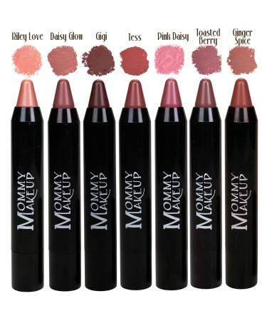 Mommy Makeup Triple Sticks Lipstick & Cream Blush - Pink Daisy: Long-Wearing Lip & Cheek Color - Buy Online on GoSupps.com