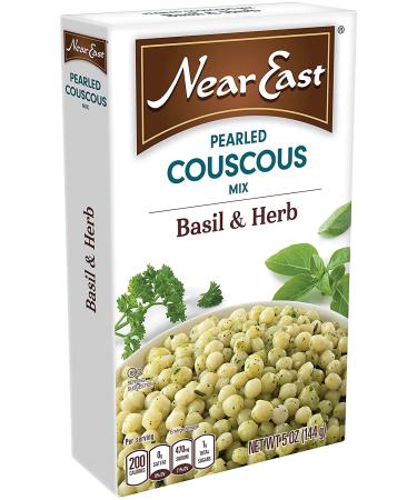 Quaker Near East Basil & Herb Pearled Couscous - 5oz (Pack of 6) | Delicious & Easy Meal Option - Buy Online on GoSupps.com