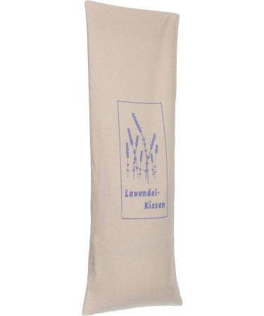 Brandseller Lavender Cereal Pillow - 16x45 cm Wellness Cushion | Beige & Lavender - International Shipping - Buy Online on GoSupps.com
