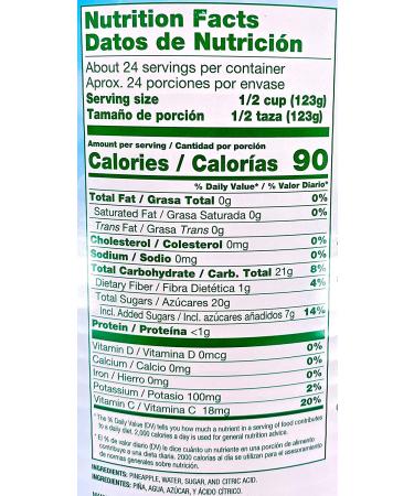 Dole Pineapple Tidbits 106 oz Can in Light Syrup - 1 Pack - Buy Online on GoSupps.com