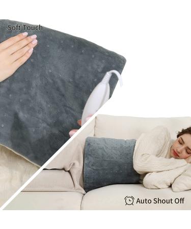 Electric Weighted Heating Pad for Back Pain Relief | Heat Therapy, 6 Heat Settings, Auto-Off | Washable | 12 x 24, 2 lbs XL - Ideal for Neck, Shoulders, Arthritis, Cramps - Buy Online on GoSupps.com