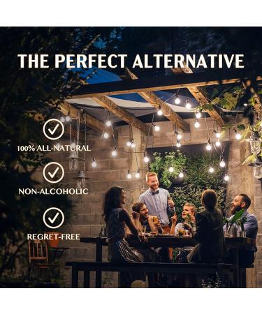 FAUXMOSA Alcohol-Free Mimosas - Premium Non-Alcoholic Cocktail | Champagne Alternative with Grapefruit, Raspberry & Holy Basil | Non-GMO, Gluten-Free - 8.45 fl oz (4-Pack) - Buy Online on GoSupps.com
