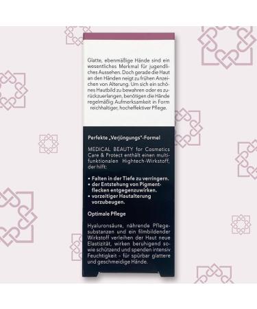 MEDICAL BEAUTY Care & Protect Anti-Aging Hand Care - Achieve Younger-Looking Hands | 50 ml - Buy Online on GoSupps.com
