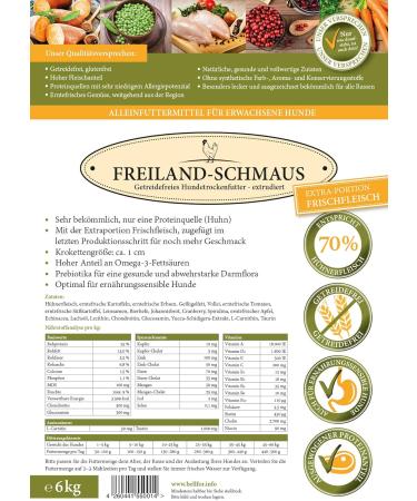 Bellfor Dry Food with Chicken - Outdoor Feast - Freiland-Schmaus - 6.0 kg - Buy Online on GoSupps.com