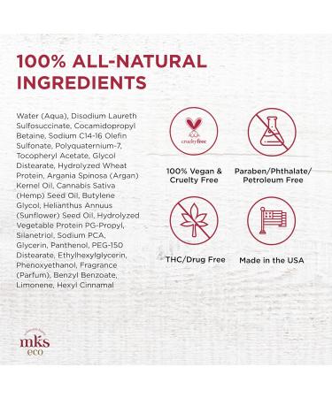 MKS Eco Color Care Shampoo - Sunflower Scent | Protect & Prolong Color | Vegan & Cruelty Free | With Argan & Hemp Oil - 10 fl oz - Buy Online on GoSupps.com