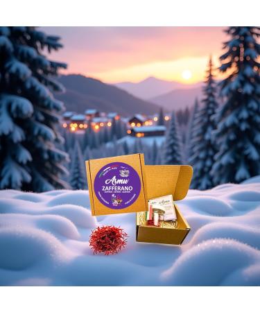 Armu Italian Saffron in Threads 1g Certified First Class Handpicked Pure Pistils for Paella Milanese Risotto Tea and Fine Cuisine - Buy Online on GoSupps.com