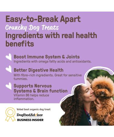 Cookie PAL Sweet Potato Dog Treats with Flaxseed Crunchy Human Grade USDA Organic Puppy Treats 300g (Pk of 3) Sweet Potato & Flaxseed 300 g (Pack of 3) - Buy Online on GoSupps.com
