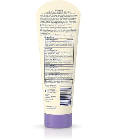 Aveeno Baby Calming Comfort Lotion Lavender & Vanilla 235 ml - Buy Online on GoSupps.com
