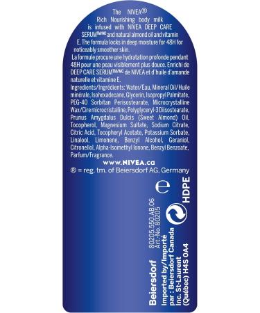 NIVEA Nourishing Body Milk | 48H Smoother Skin 75ml 75 ml (Pack of 1) Body Milk - Buy Online on GoSupps.com