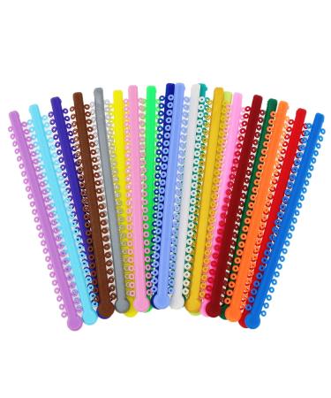 Buy Assorted Dental Ligature Elastic Rubber Ties - Mixed Color Orthodontic Bands for Braces | International Shipping - Buy Online on GoSupps.com