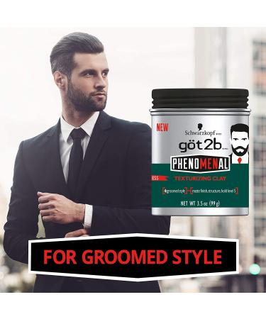 Got2B Phenomenal Texturizing Clay 3.5oz - Define Your Style - Buy Online on GoSupps.com