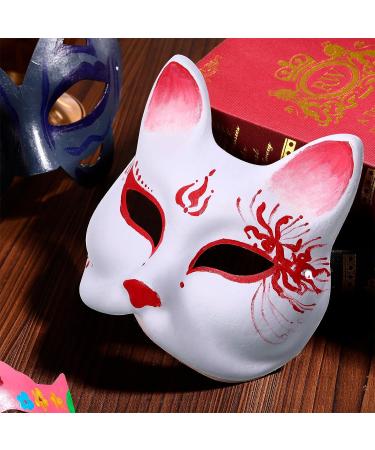 50 Pcs DIY Unpainted White Full Face Masquerade Paper Mache Masks - 10 Styles for Art Party, Cosplay, Halloween & Christmas - Buy Online on GoSupps.com