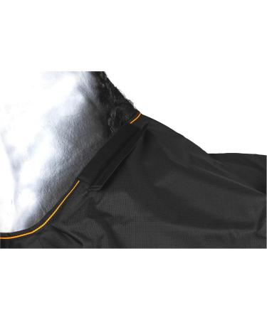 Marengos by Bucas 1200D Winter Blanket | Breathable Waterproof Turnout | Black/Orange | Size 135cm (100g/m Filling) - Buy Online on GoSupps.com
