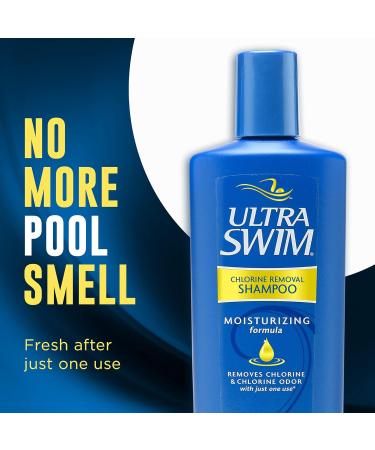 UltraSwim Chlorine Removal Shampoo 7 oz (Pack of 3) - Moisturizing Formula - Buy Online on GoSupps.com