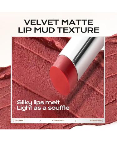 Buy Mistine Lipstick Thai Latte - Sheer Creamy Rouge Velvet Matte Finish - Non-Sticky C01 Rainy Iced Coffee - 3.5g for Women | International Shipping - Buy Online on GoSupps.com