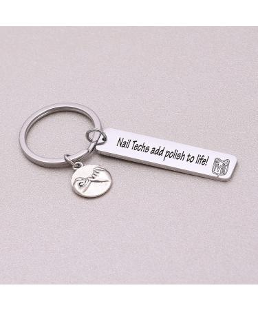 Nail Tech Gift Manicurist Keychain nail stylist Keychain Manicurist Gift Nail Technician Keychain nail stylist Jewelry Nail Friends Keychain Default - Buy Online on GoSupps.com