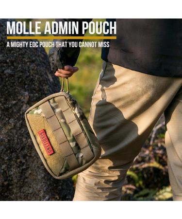 OneTigris MOLLE Admin Pouch 8" x 5" x 2.5" Multicam - Buy Online on GoSupps.com