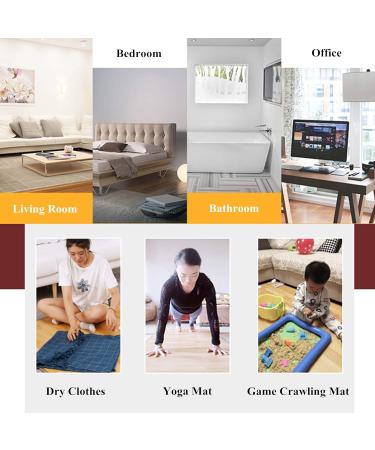 Buy Electric Heating Blankets & Carpets - Fast Heating Waterproof Adjustable Temperature Non-Slip 50x200 cm for Bedrooms Living Room & Office - Buy Online on GoSupps.com