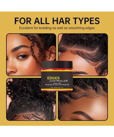 Strong Hold Hair Styling Gel 100ml Strong Non-Greasy Hair Gel Edge Controls Gel for Afro Hair Edge Control Gel for Women Edge The Control Hair Gel for Women Hair Styling Products (3pc) - Buy Online on GoSupps.com