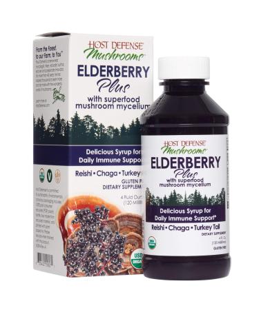 Fungi Perfecti Elderberry Plus Syrup 4 fl oz (120 ml)