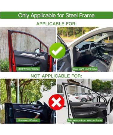 Zatooto Sun Protection Car Side Window - UV Protection Magnetic Privacy Screen | Darkening Curtains | 4-Piece Set for Ultimate Sunshade - Buy Online on GoSupps.com